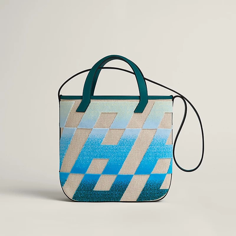 Cabas italic H pattern 27" tote